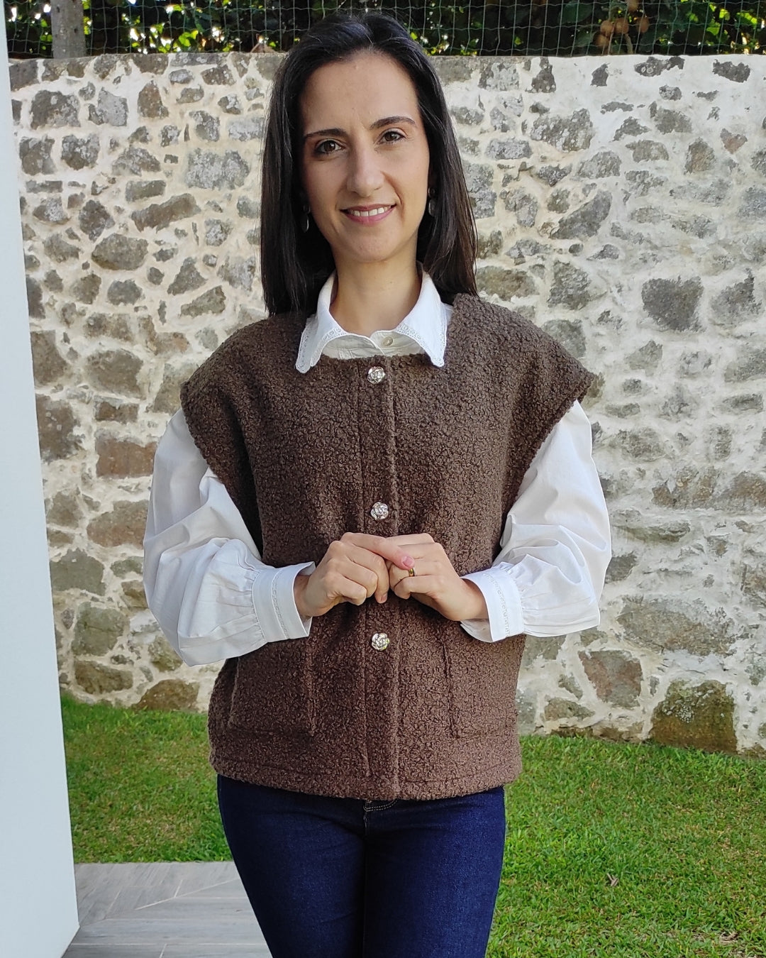 COLETE ENCANTO Castanho / Tamanho único