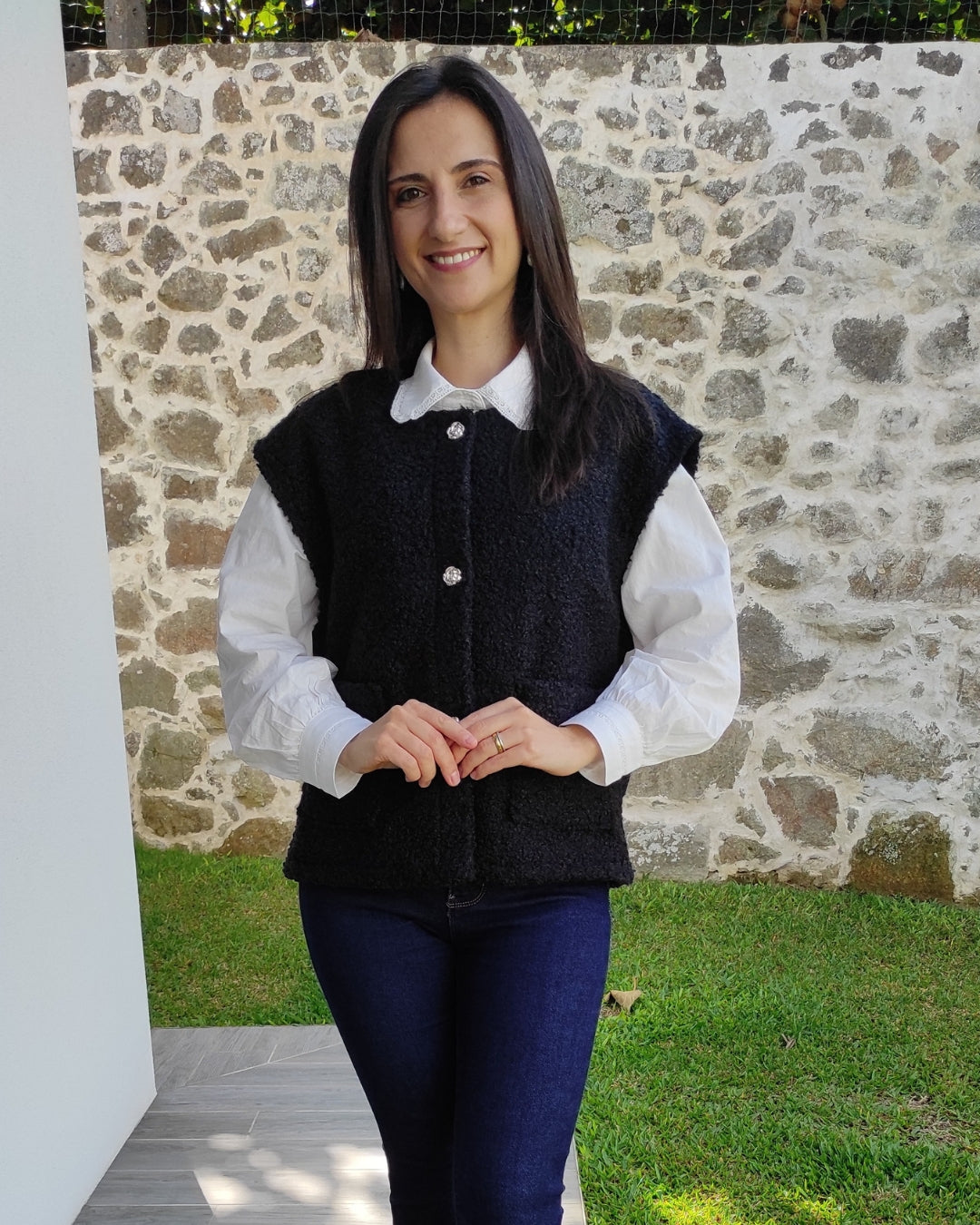 COLETE ENCANTO Castanho / Tamanho único